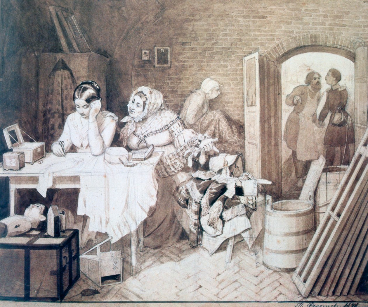 Ratoeira, 1846 de Pavel Andreevich Fedotov