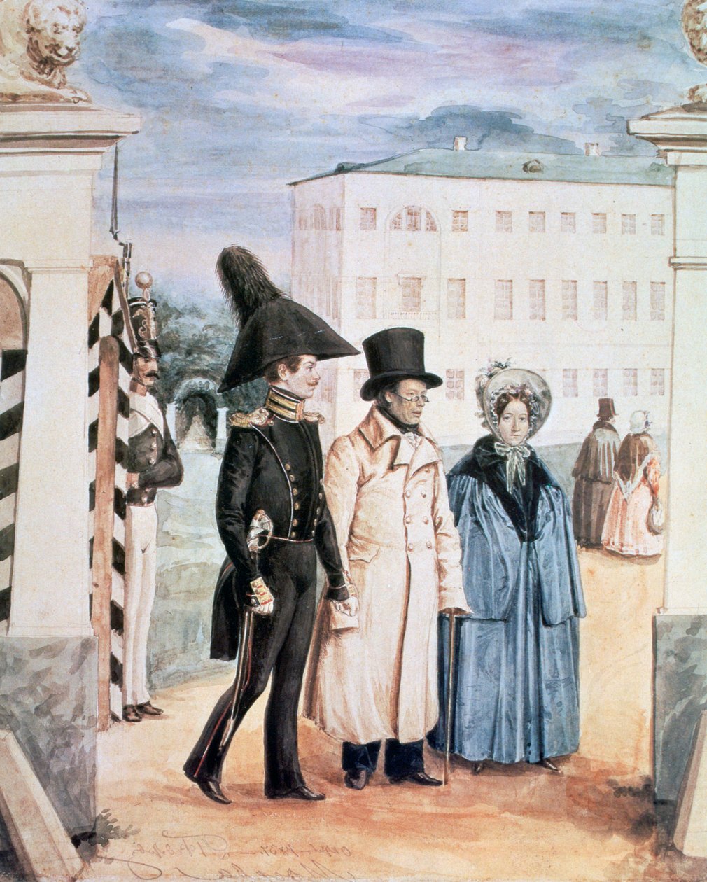 A caminhada, 1837 de Pavel Andreevich Fedotov