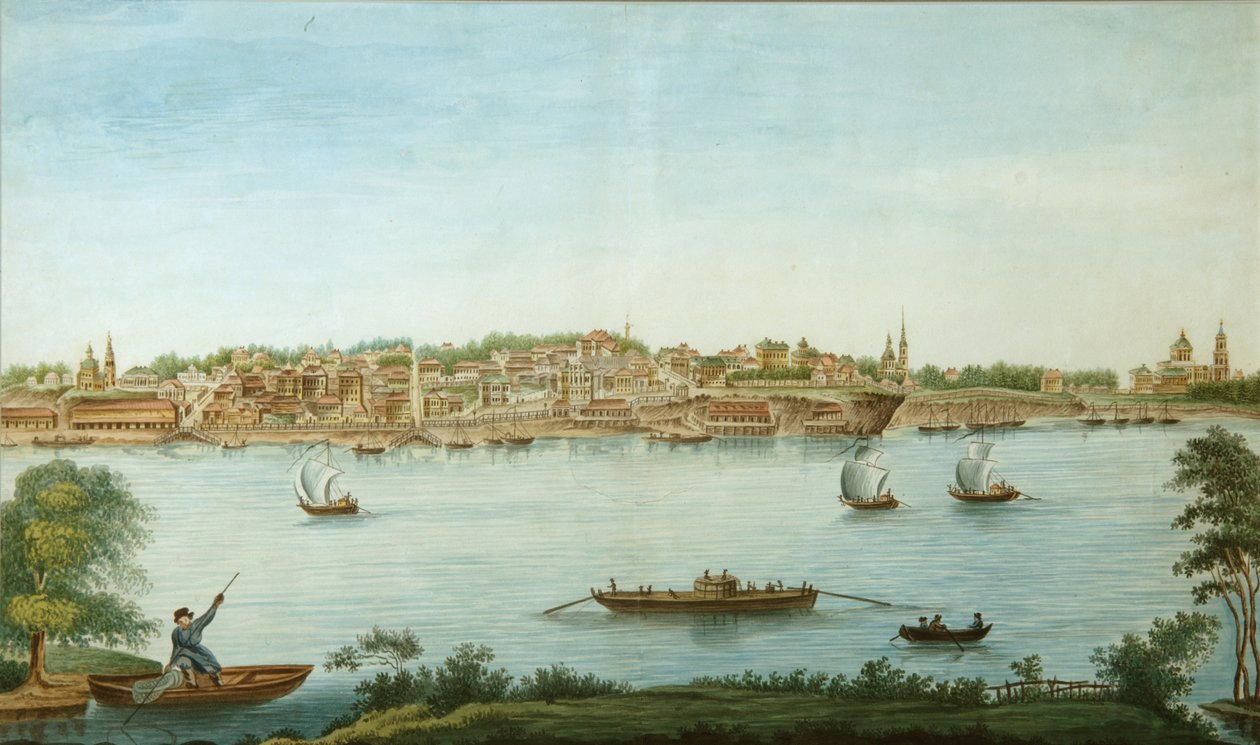 Vista de Perm, 1832 de Pavel Emelyanovich Razmakhnin