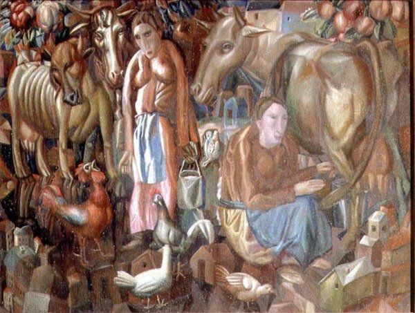 Milkmaids de Pawel Nikolajewitsch Filonow