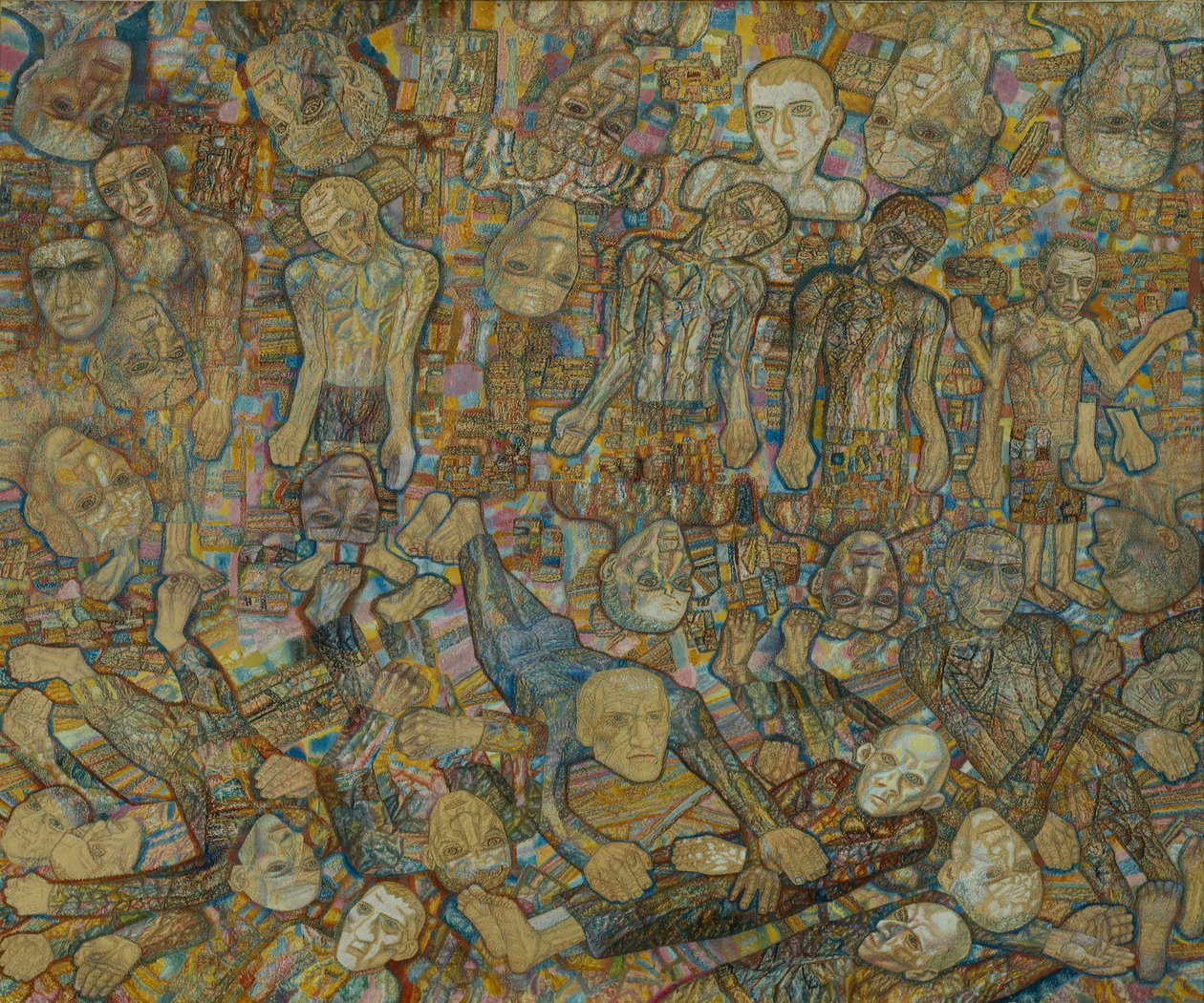 Composição. A invasão, 1938 de Pavel Nikolayevich Filonov