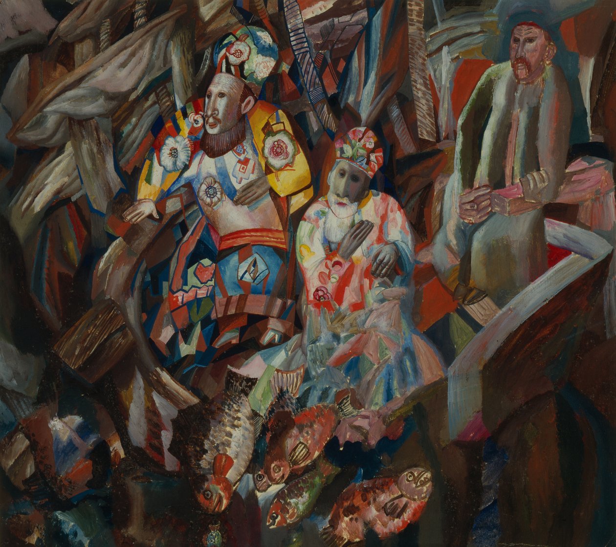 Leste e Oeste, 1912-1913 de Pavel Nikolayevich Filonov