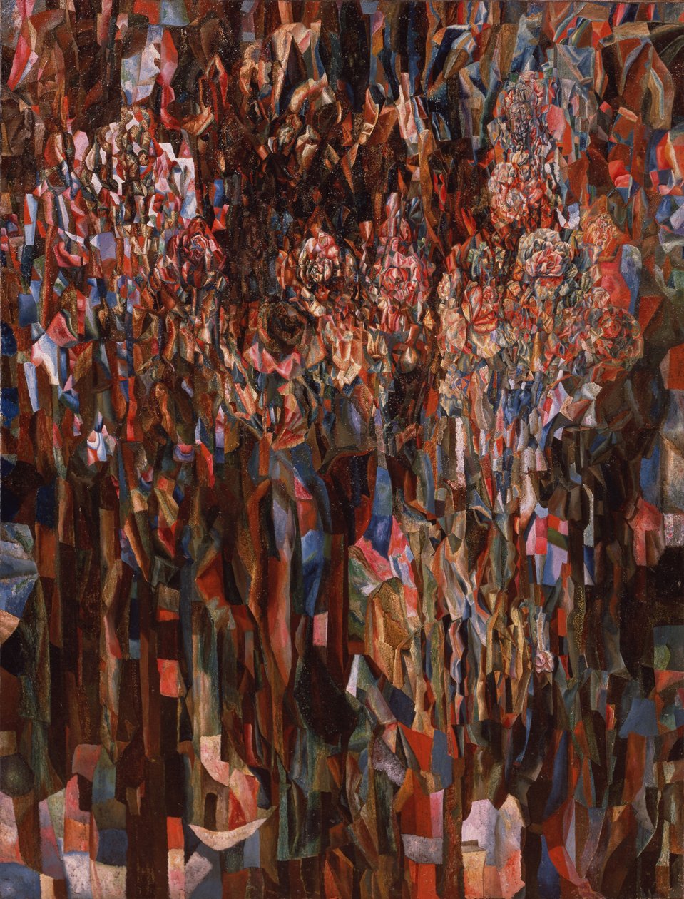 Flores do tempo de floração do mundo, 1915 de Pavel Nikolayevich Filonov