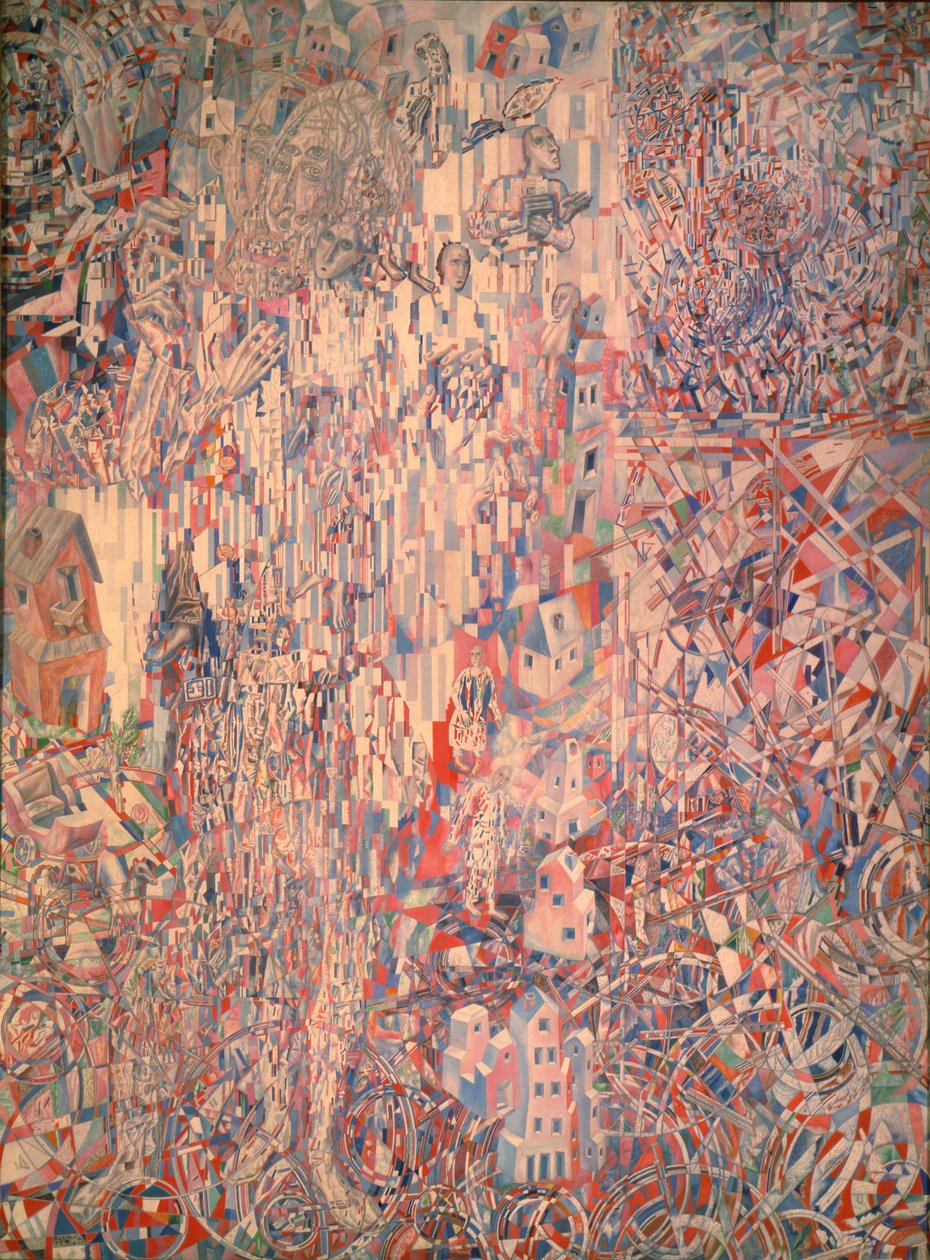 A fórmula do proletariado de Petrogrado, 1920-1921 de Pavel Nikolayevich Filonov
