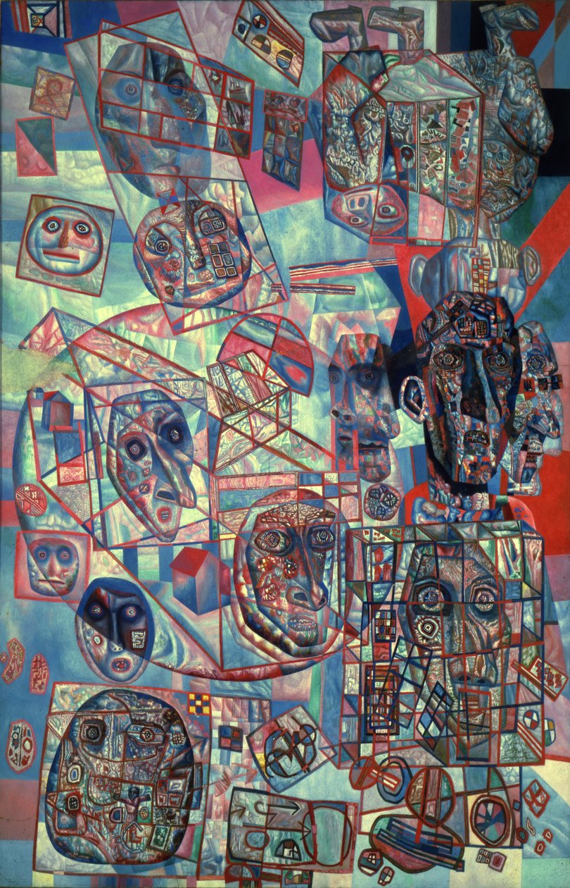 O homem do mundo, 1925 de Pavel Nikolayevich Filonov