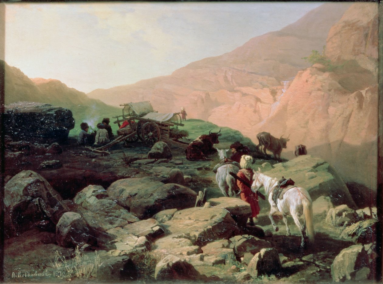 O Cáucaso, 1872 de Pawel Kowalewsky