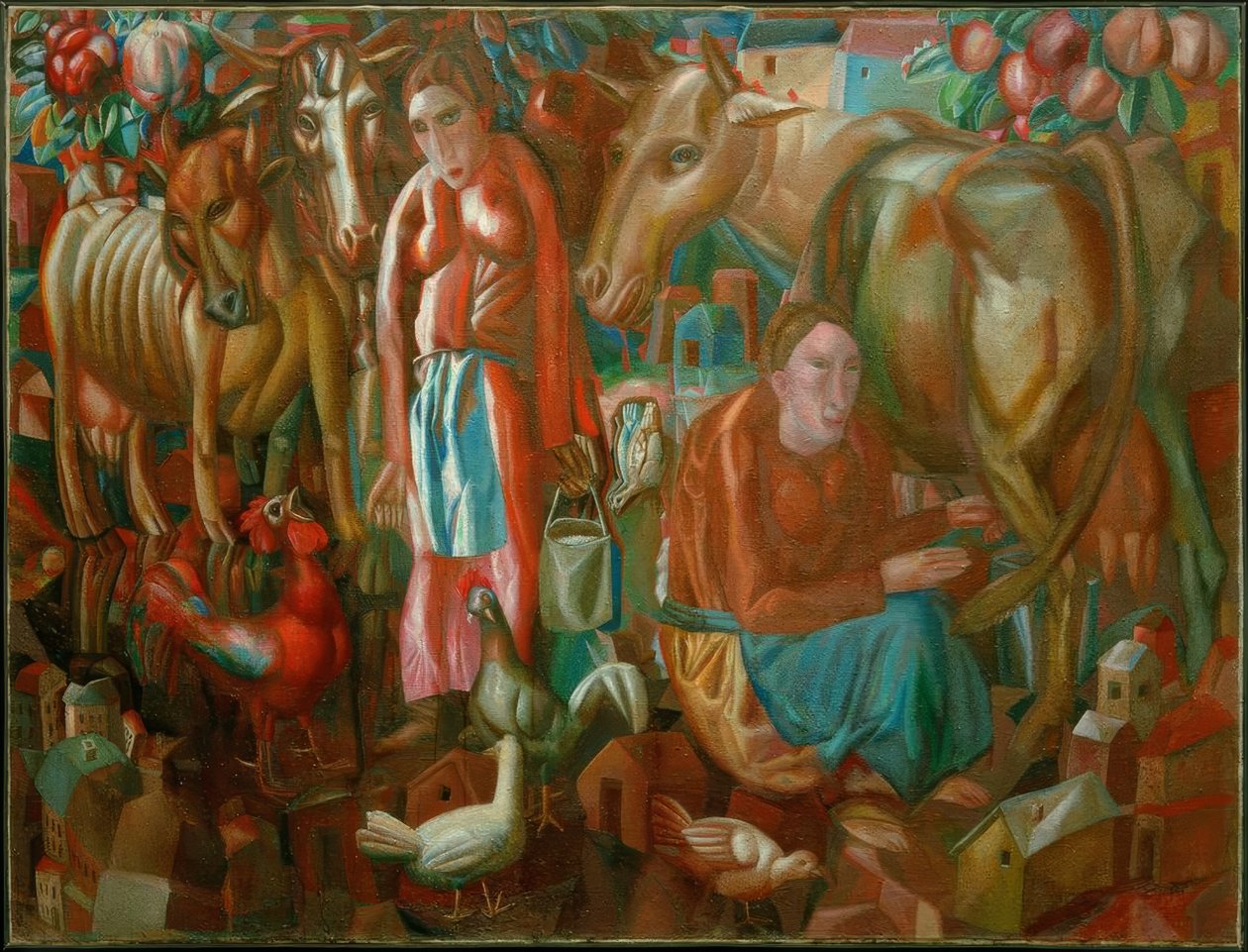 Kuhmägde de Pawel Nikolajewitsch Filonow
