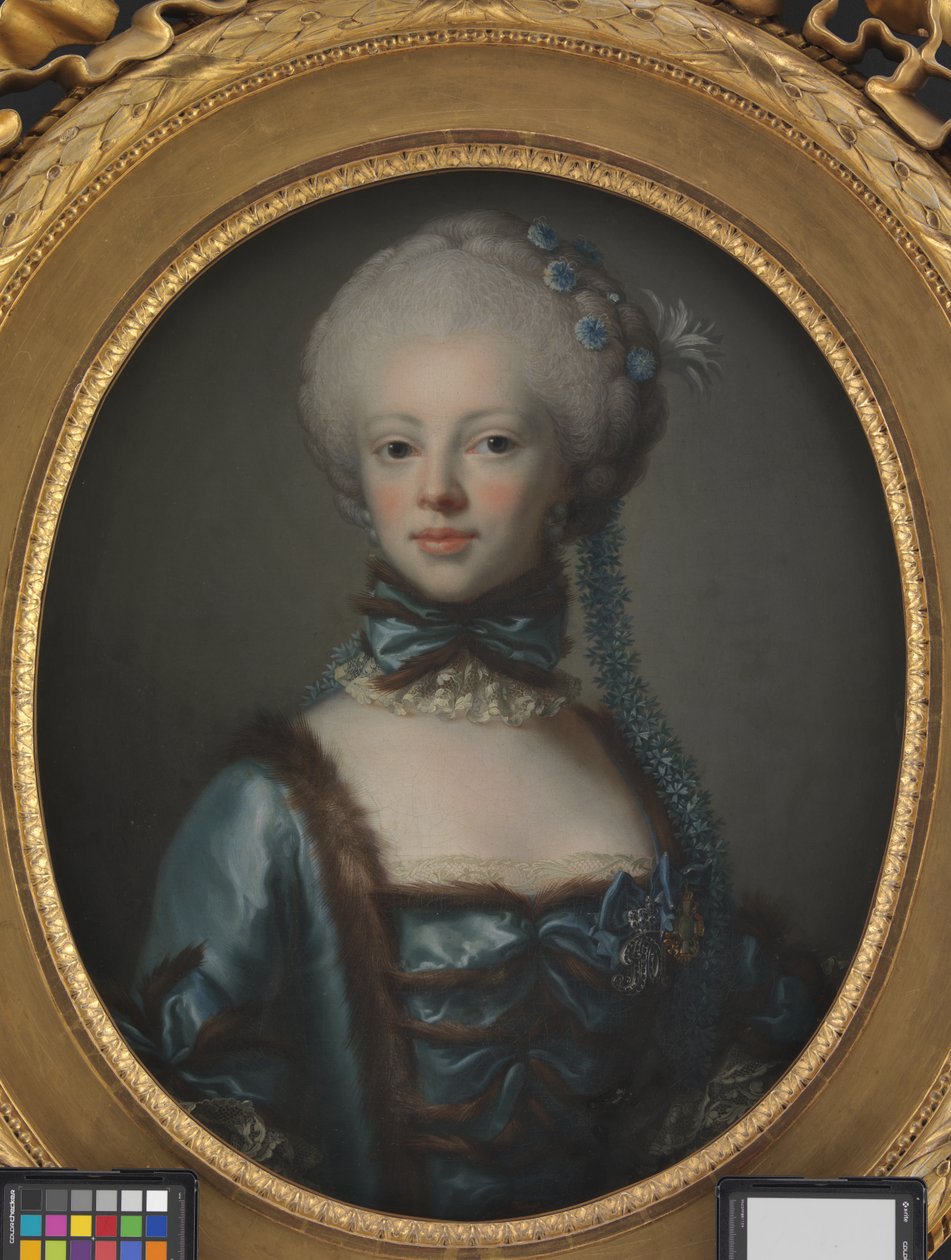 Retrato da Condessa Eleonora Agnes Scheel, nascida Raben de Peder Als