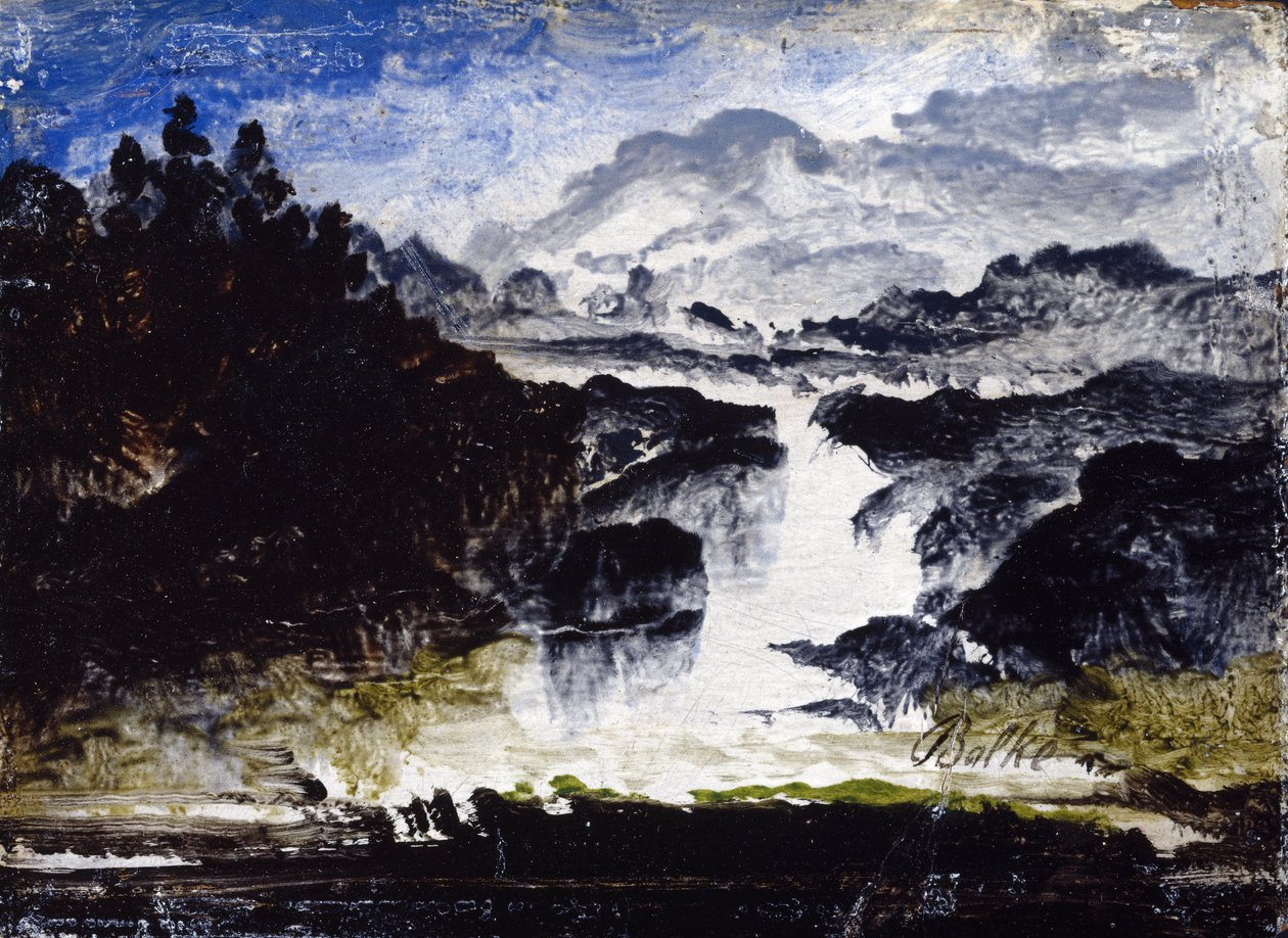 Uma queda de água de Peder Balke