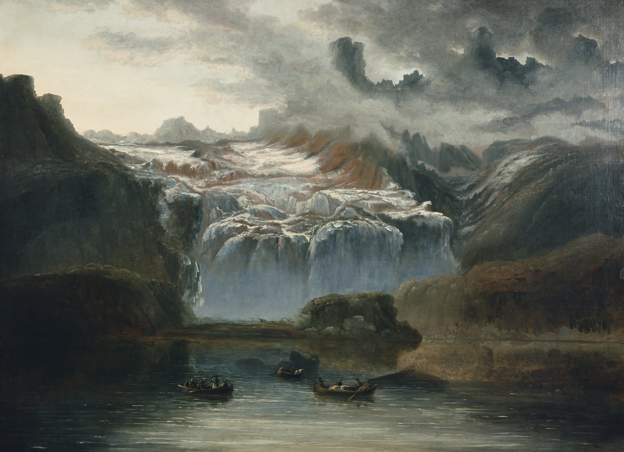 Geleira Jostedals (óleo sobre tela) de Peder Balke