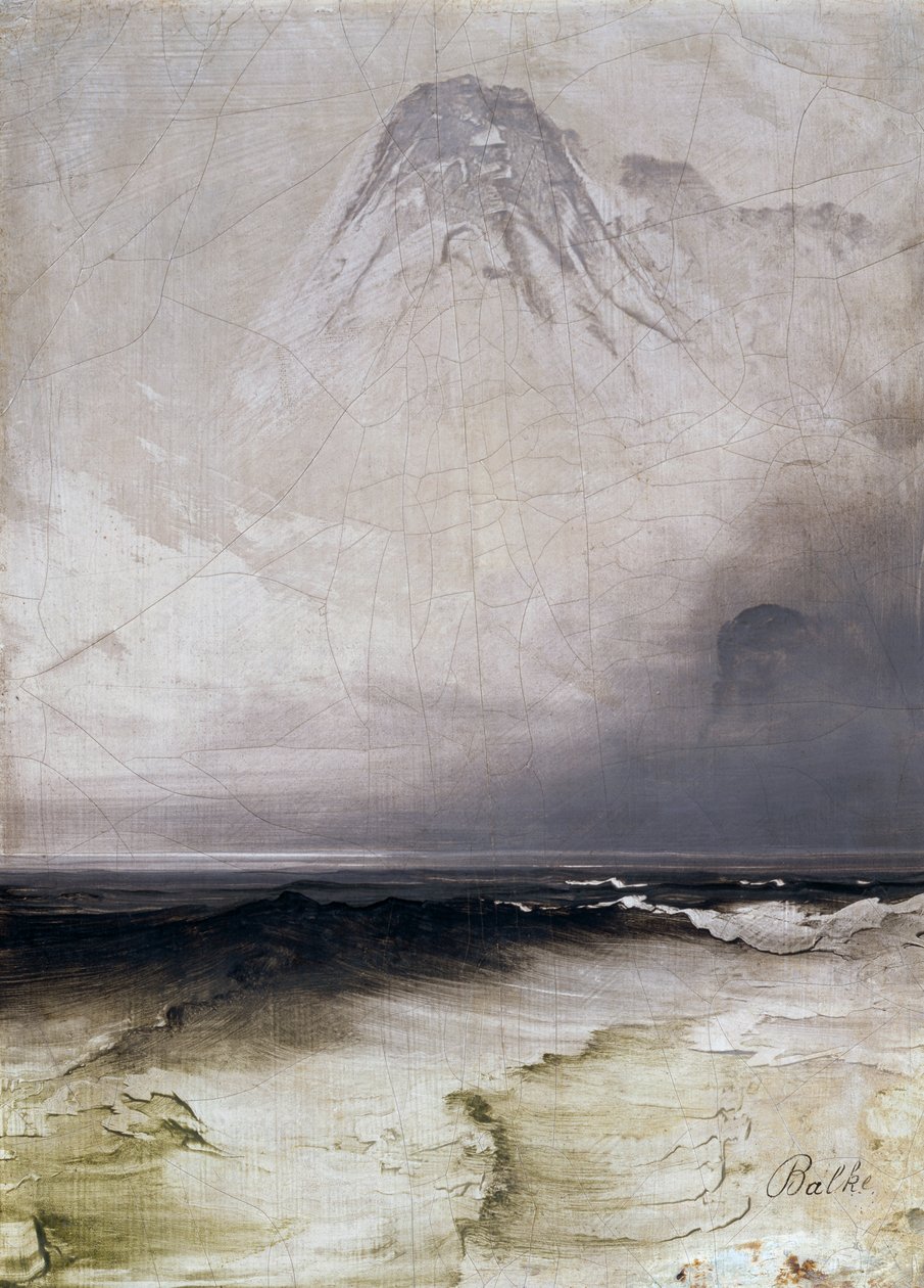Mar e neblina de Peder Balke
