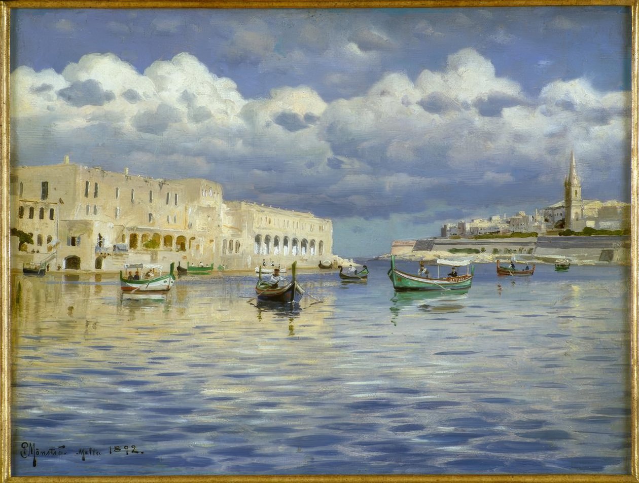 No porto de Malta de Peder Monsted