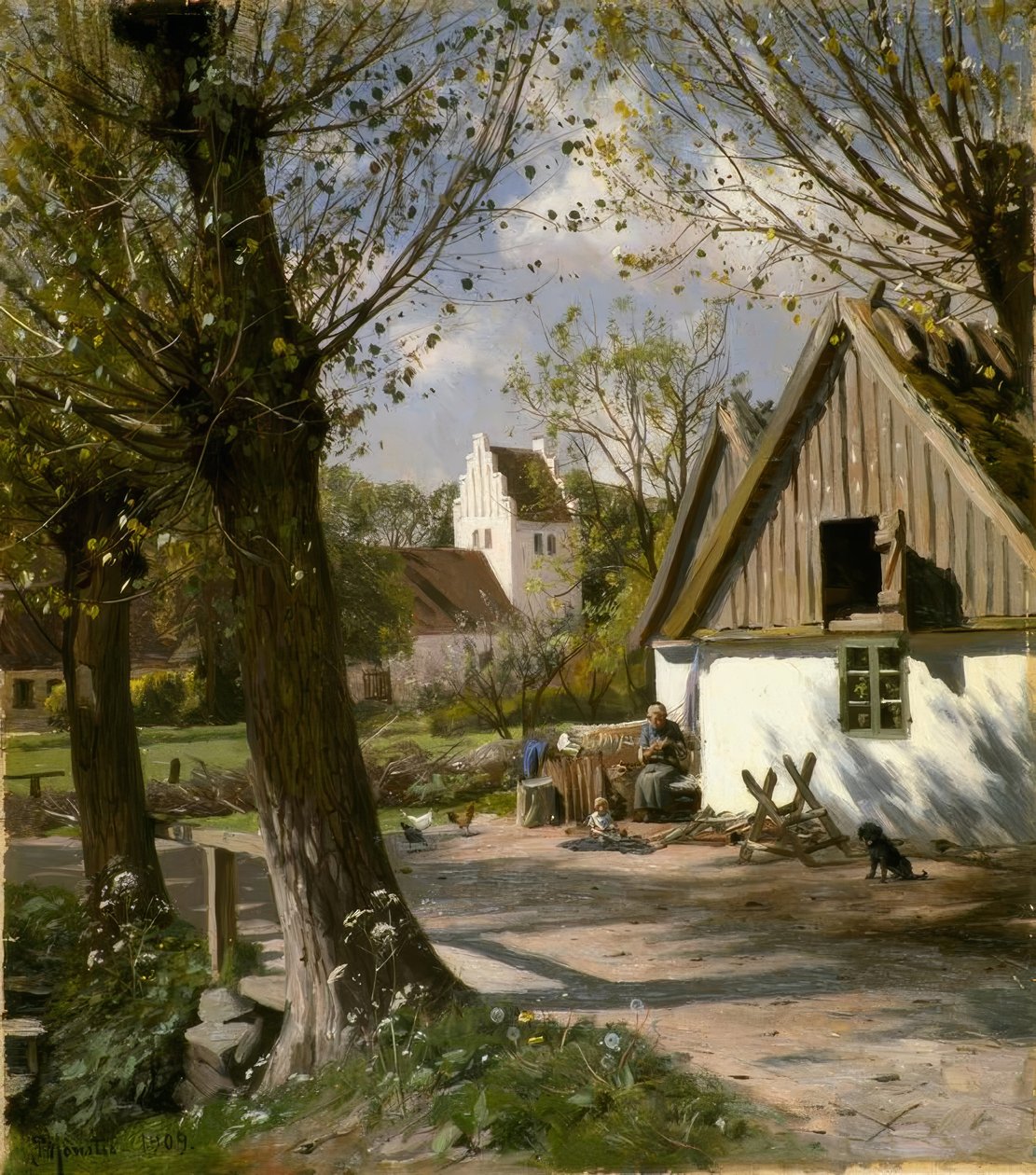Verão no campo de Peder Monsted