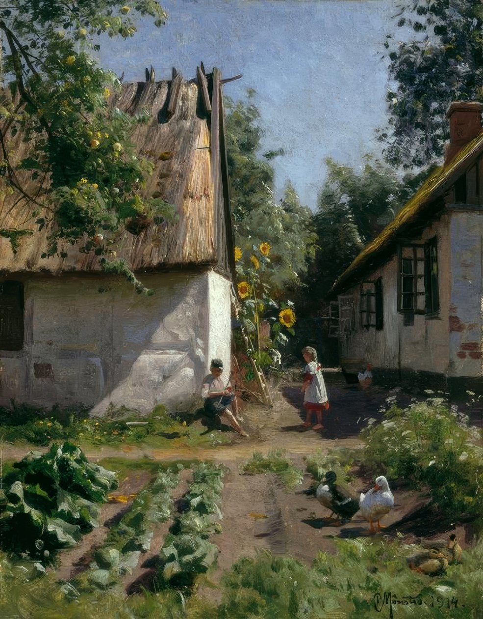 dia de verão de Peder Monsted