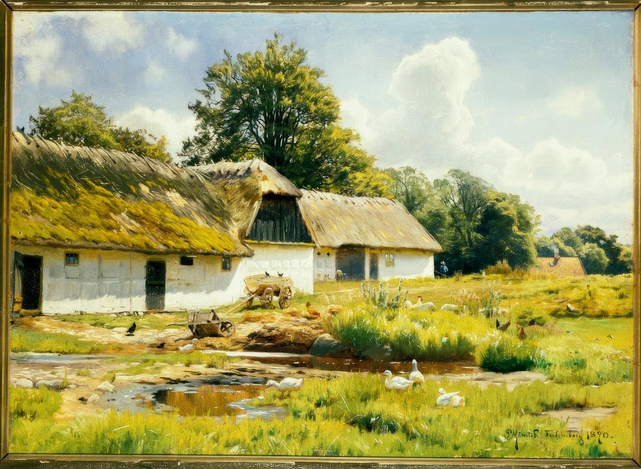 Dia de verão na fazenda de Peder Monsted