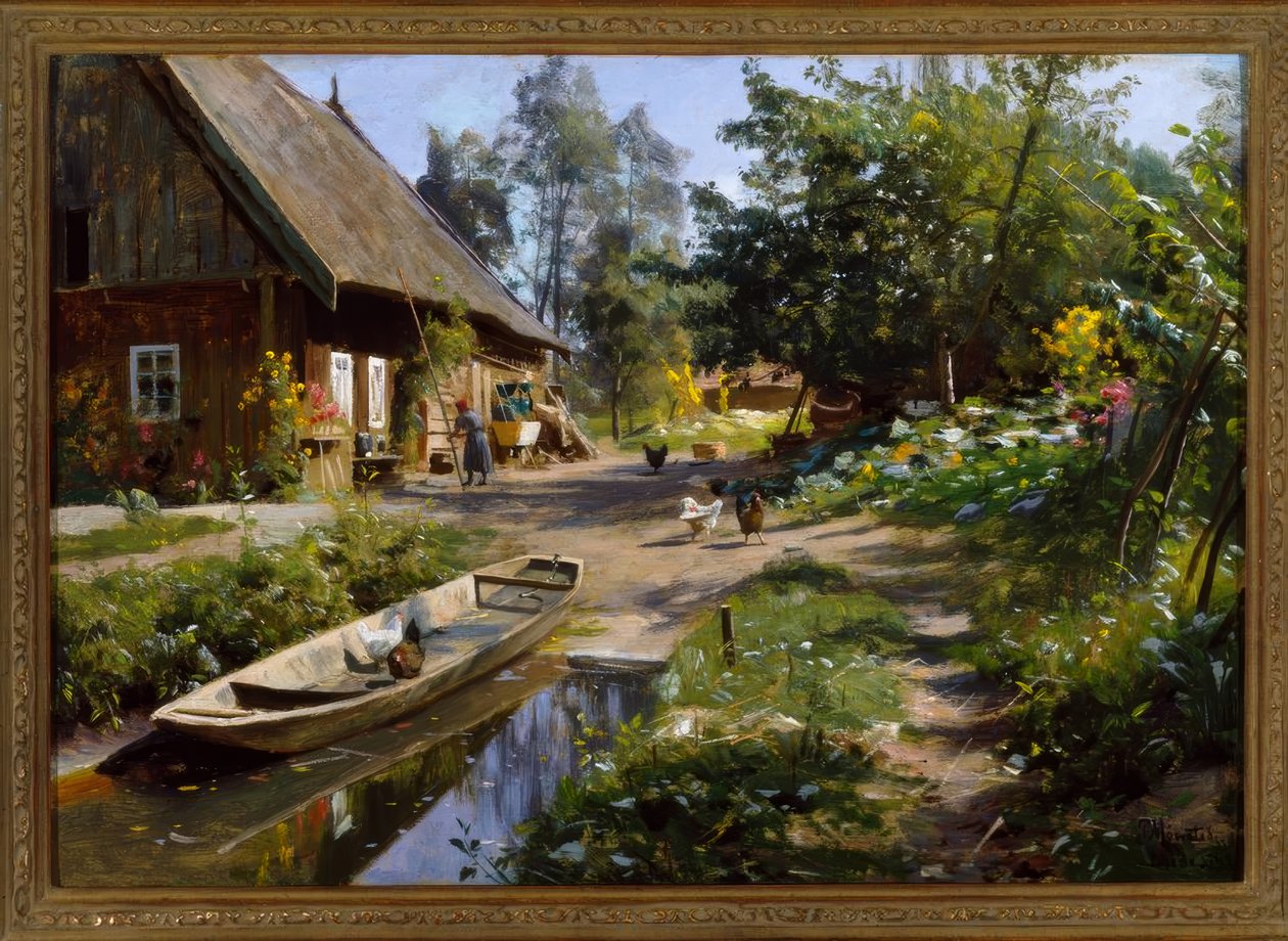 Dia de sol no campo de Peder Monsted