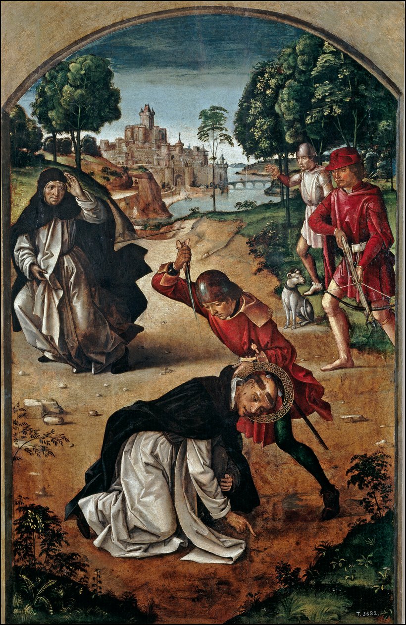 Morte de São Pedro, o Mártir de Pedro Berruguete