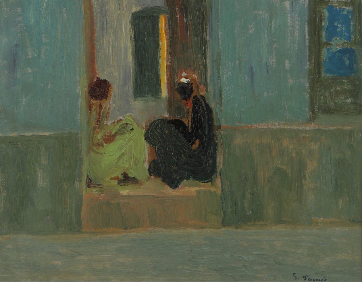 Preto na porta ou preto no hall de Pedro Figari