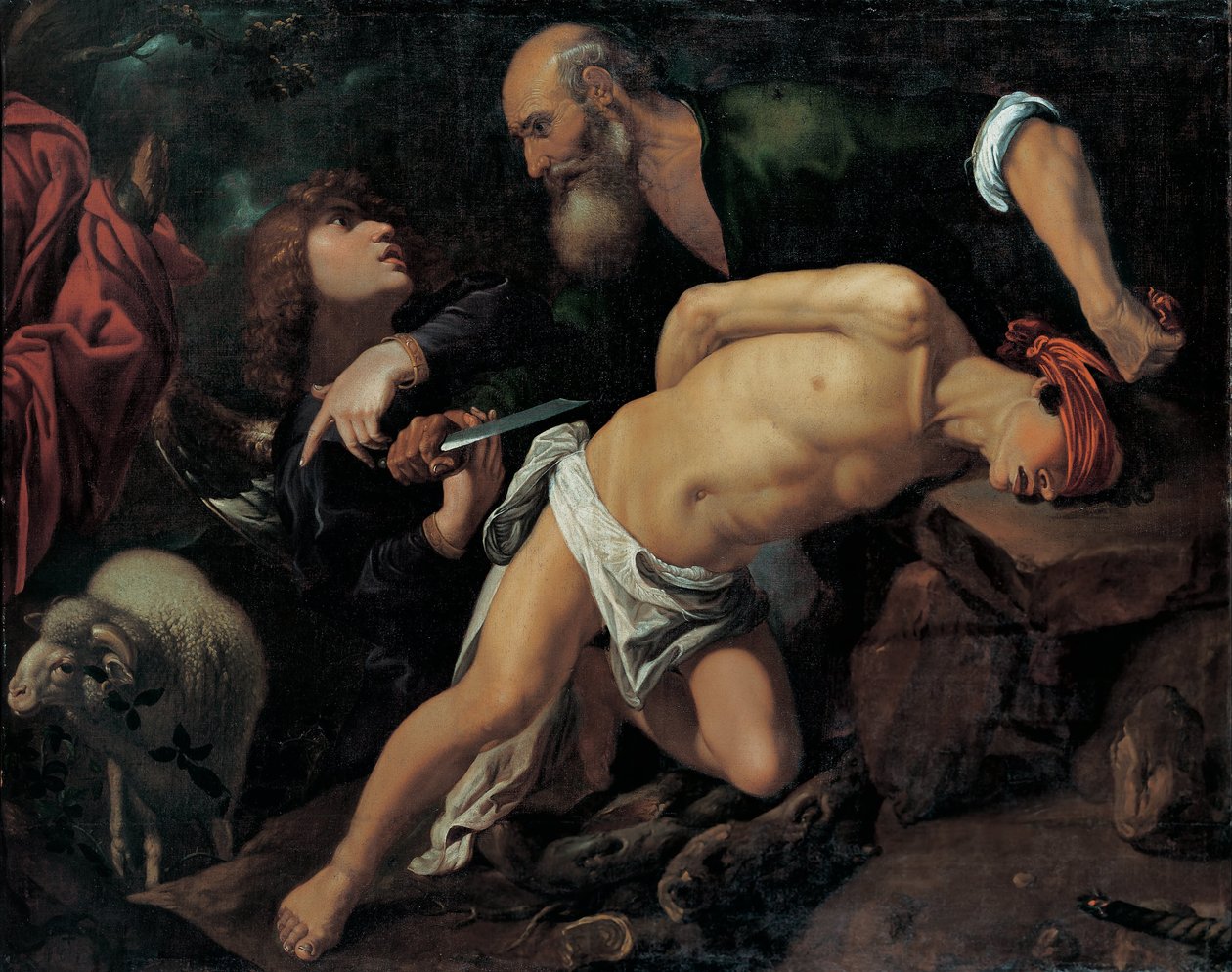 O sacrifício de Isaac de Pedro Orrente