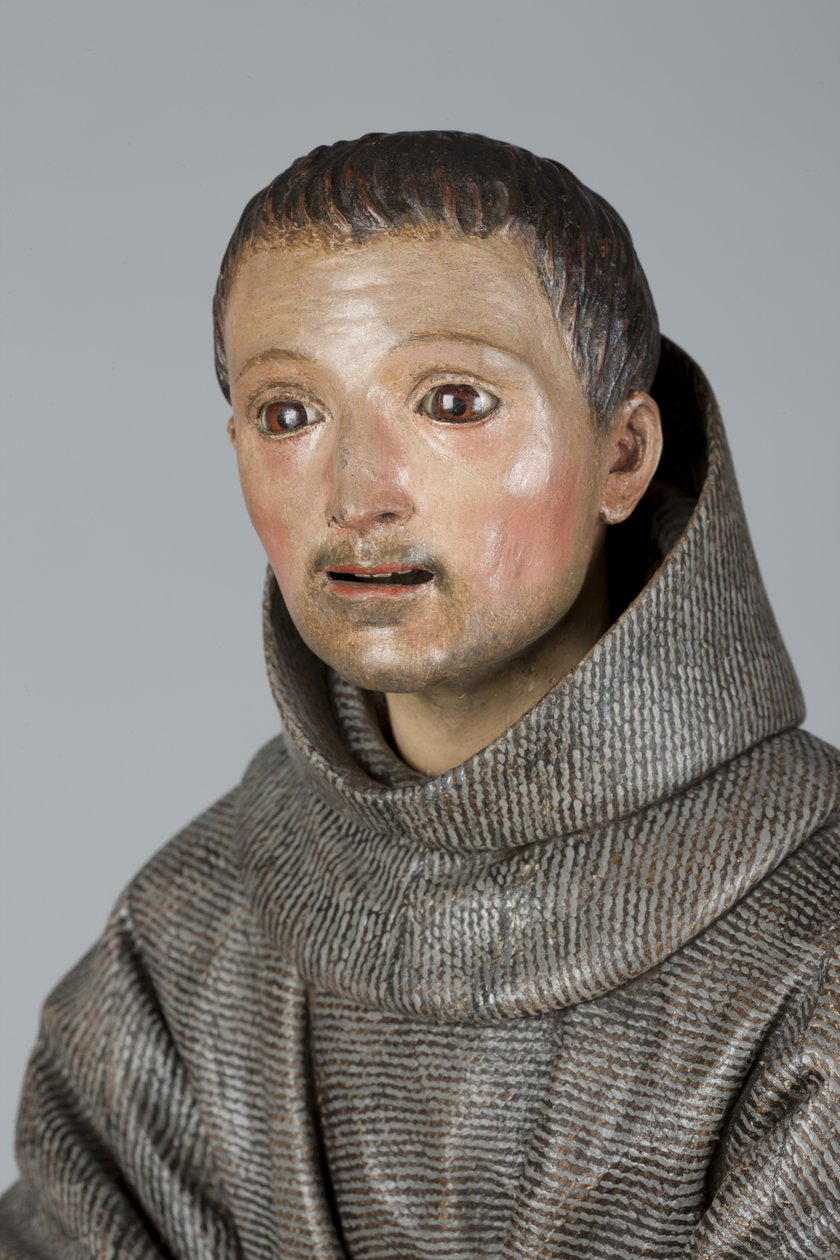 San Diego de Alcala, c.1665-70 (madeira policromada) de Pedro de Mena