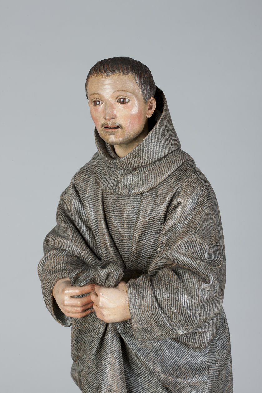 San Diego de Alcala, c.1665-70 (madeira policromada) de Pedro de Mena