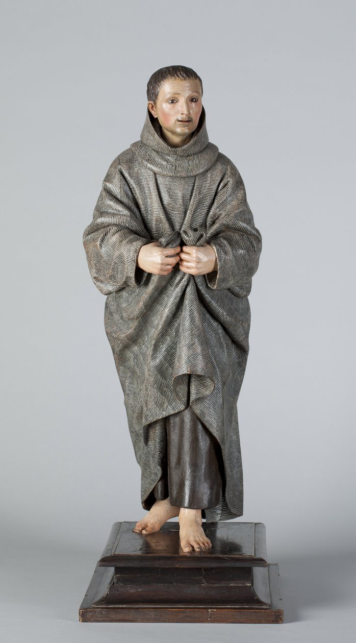San Diego de Alcala, c.1665-70 (madeira policromada) de Pedro de Mena