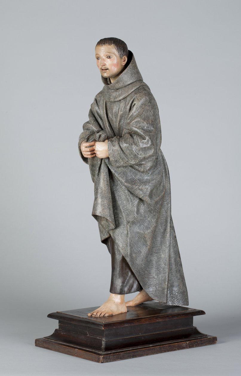San Diego de Alcala, c.1665-70 (madeira policromada) de Pedro de Mena