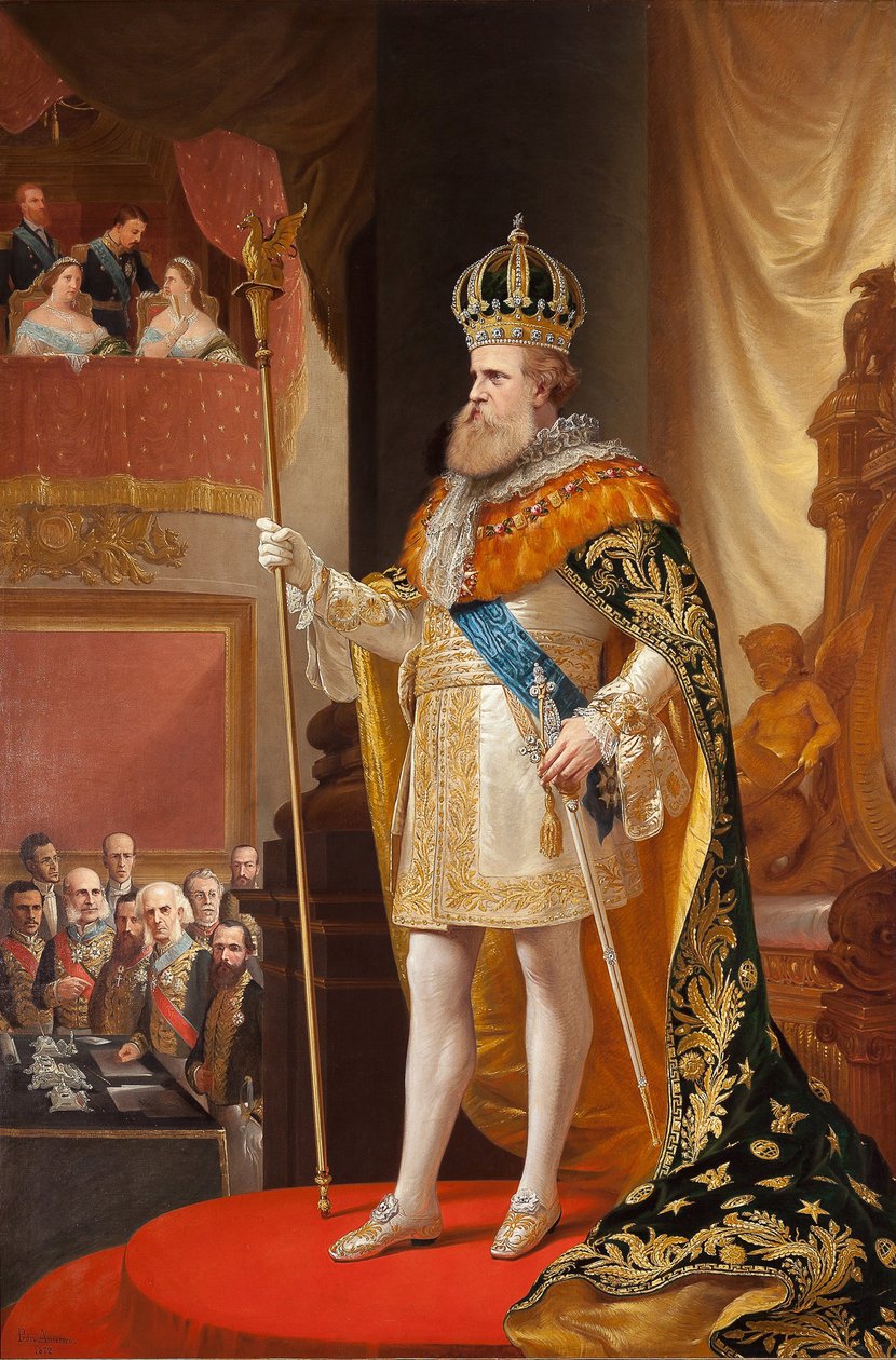 Imperador Pedro II do Brasil, na abertura da Assembléia Geral, 1872. de Pedro Américo