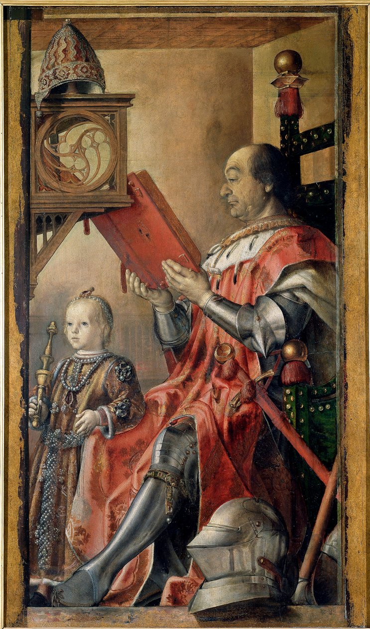 Retrato duplo de Frederic III de Montefeltro de Pedro Berruguete