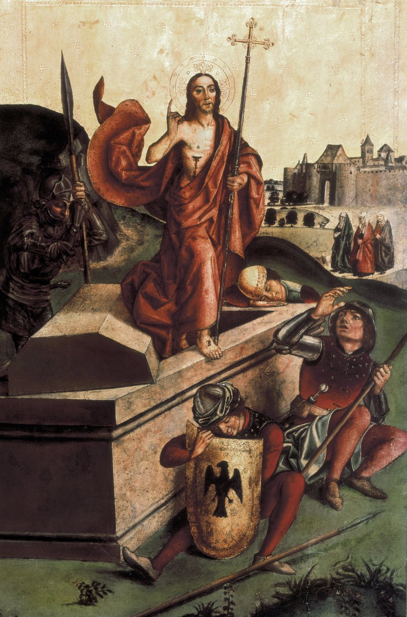 Ressurreição de Cristo. final do século XV (óleo sobre madeira) de Pedro Berruguete