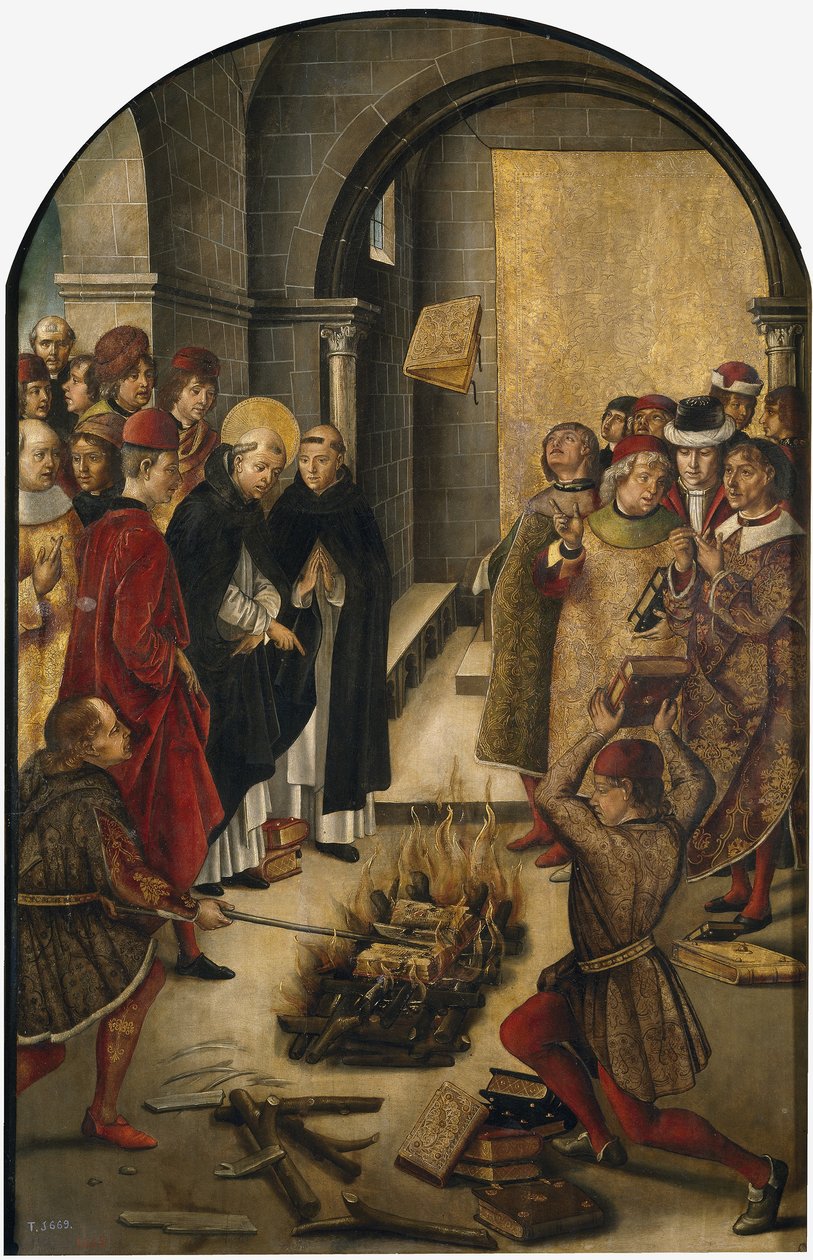 São Domingos de Guzman e os albigenses de Pedro Berruguete