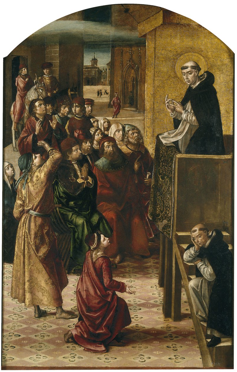 O milagre da nuvem, 1493-1499 de Pedro Berruguete