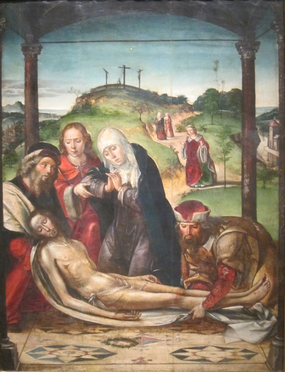 A lamentação sobre o Cristo morto de Pedro Berruguete