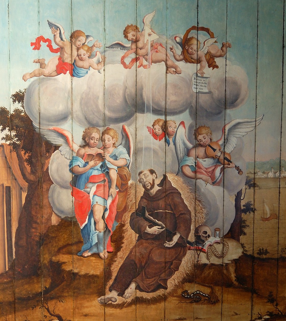 Portuguese: Agonia e Morte de São Francisco de Pedro Caetano