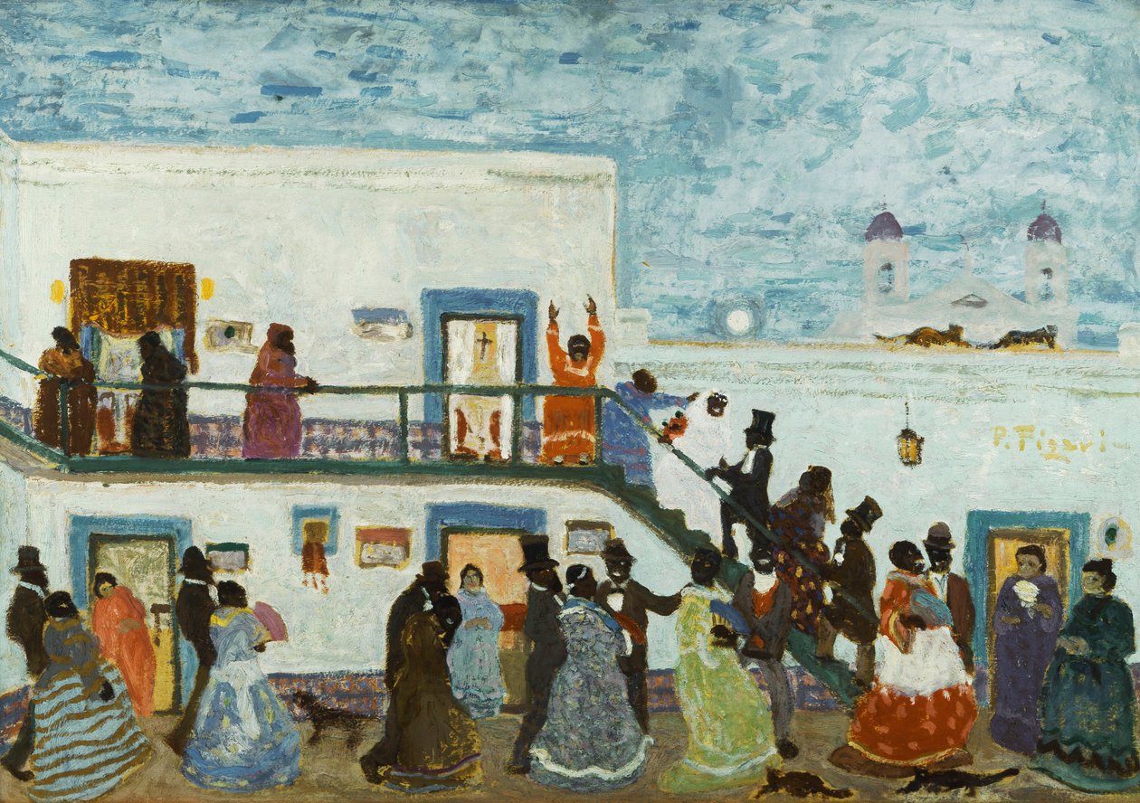 Chegando à Igreja; Vindo da Igreja de Pedro Figari