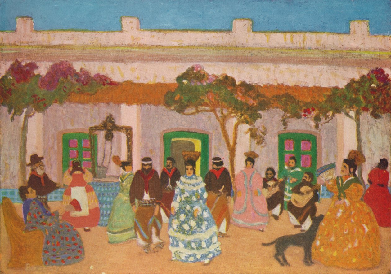 Dança crioula, 1926 de Pedro Figari