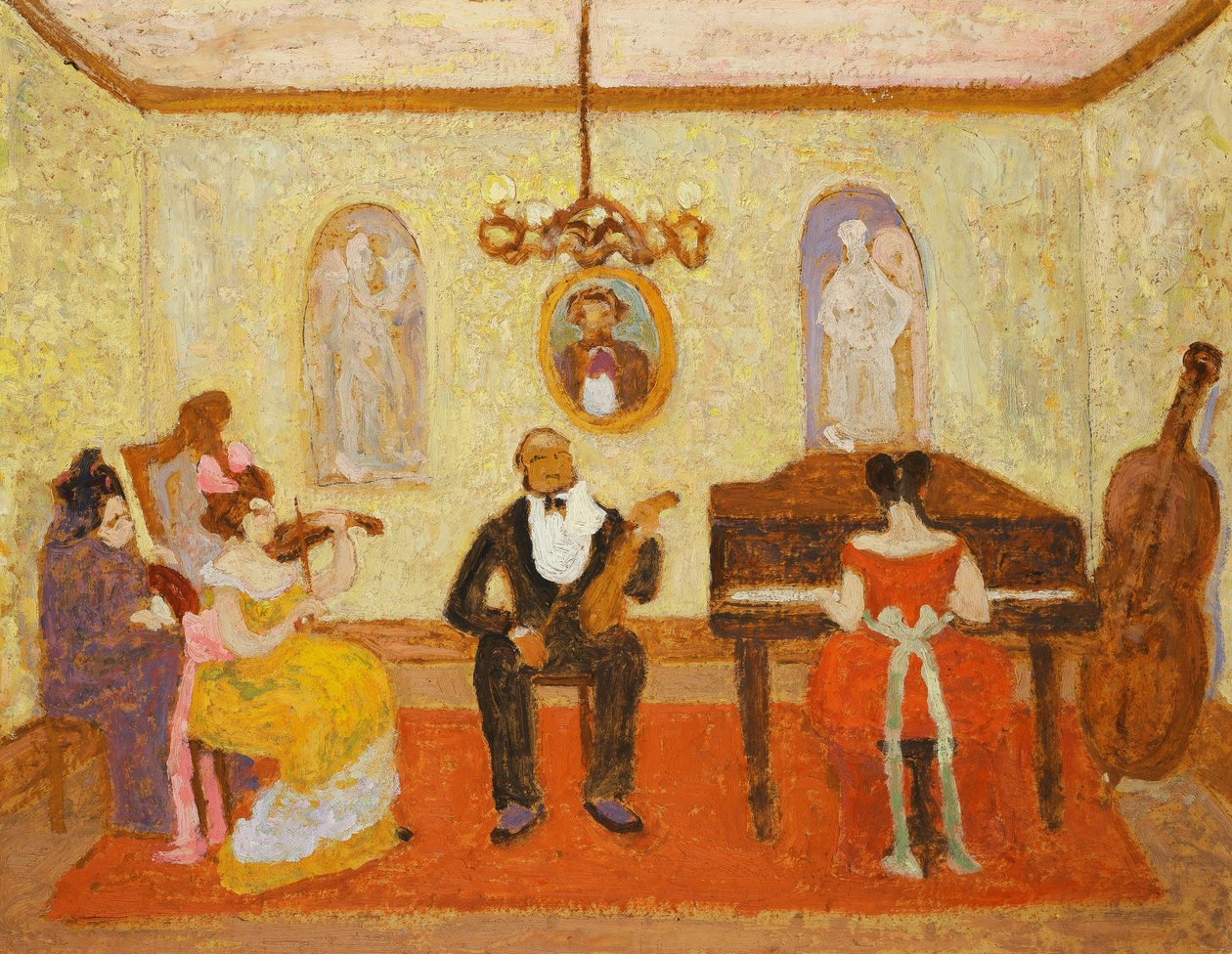 Esperando a entrada de Pedro Figari