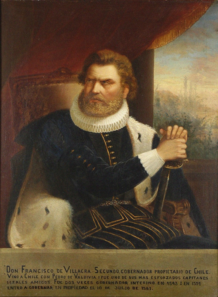Retrato de Francisco de Villagra, 1873 de Pedro León Carmona