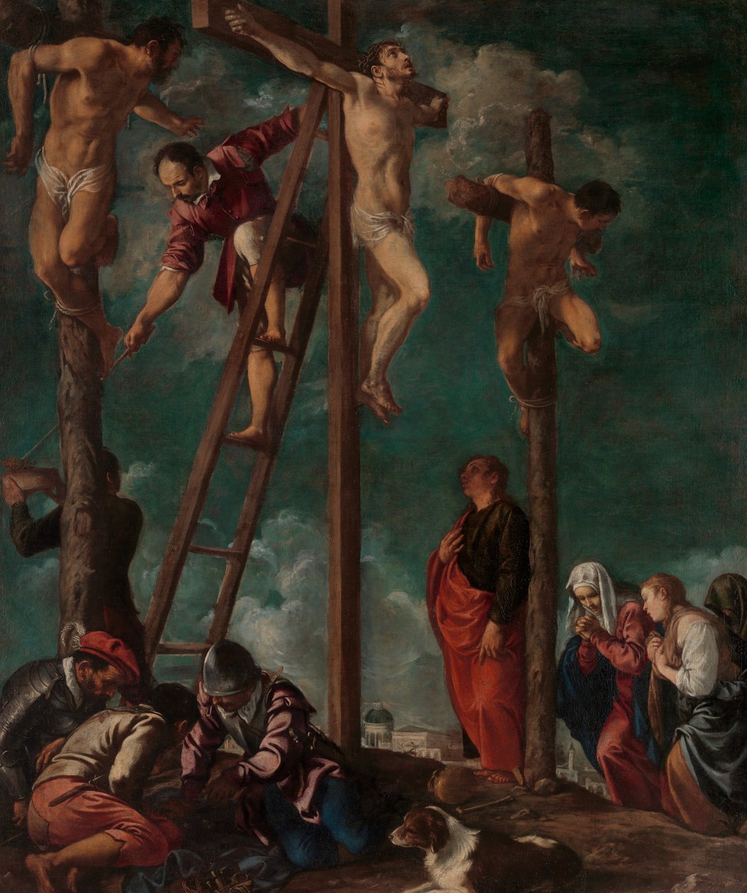 A Crucificação, ca. 1625-30. de Pedro Orrente