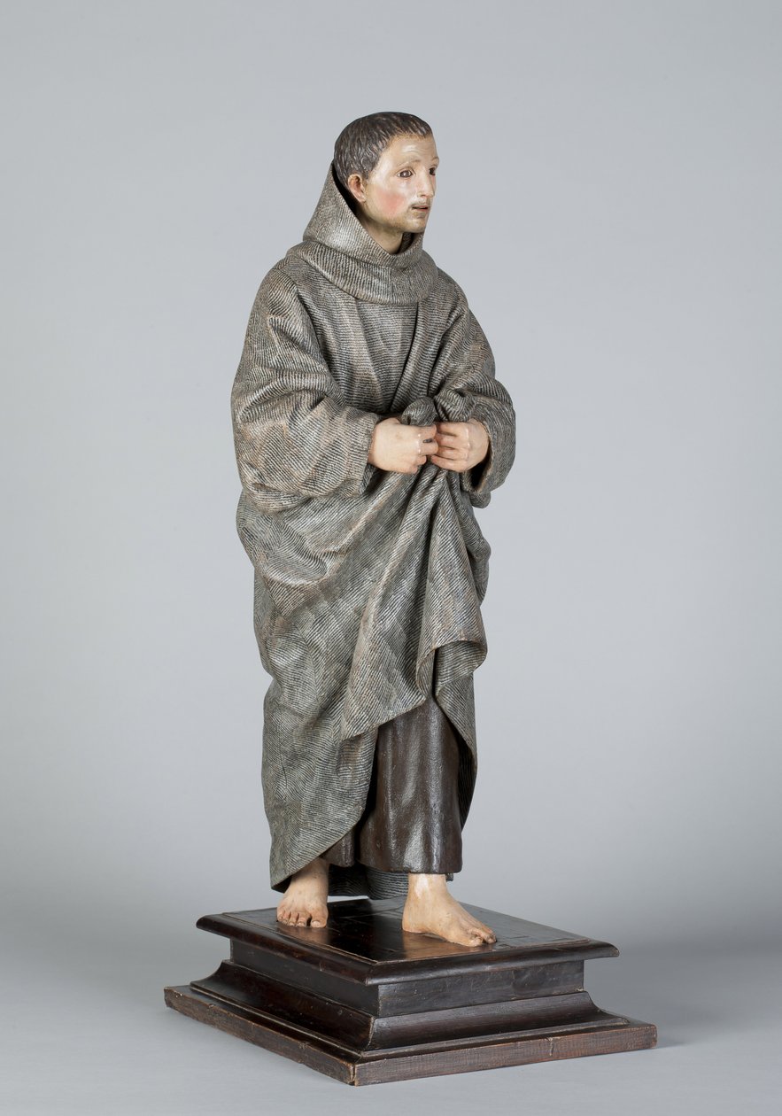 San Diego de Alcala, c.1665-70 (madeira policromada) de Pedro de Mena