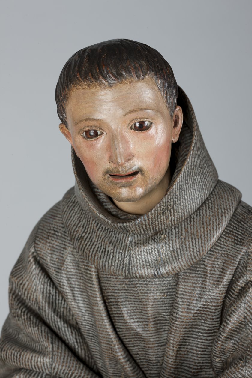 San Diego de Alcala, c.1665-70 (madeira policromada) de Pedro de Mena