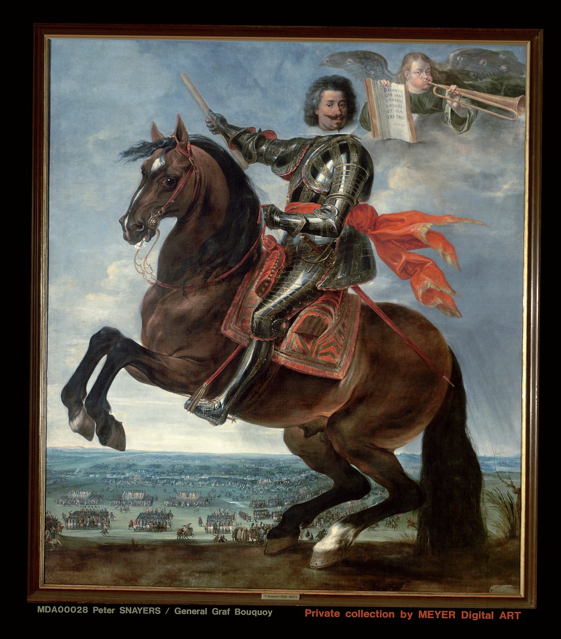 Retrato do general Graf Bouquoy de Peeter Snayers