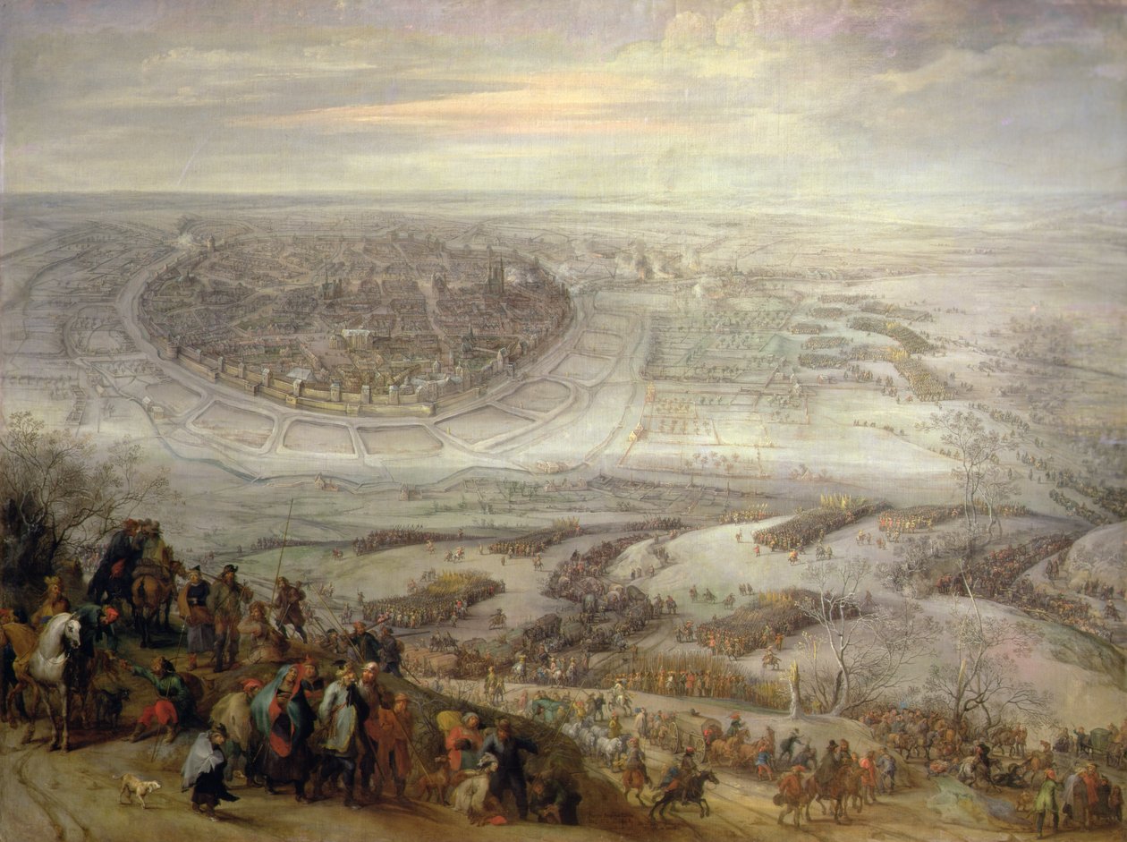 O cerco de Freiberg em Meissen, 1643 de Peeter Snayers