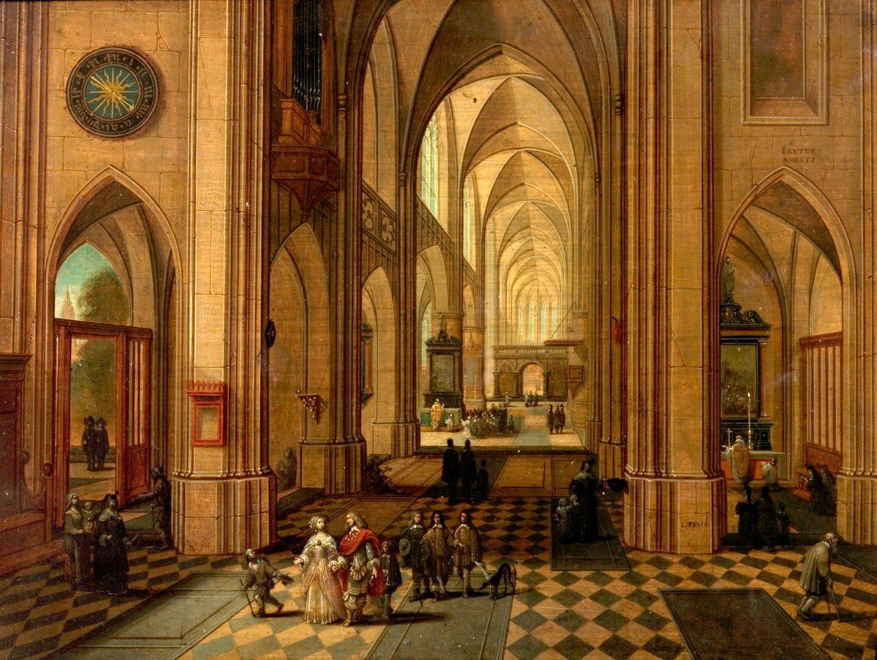 Catedral de Antuérpia de Pieter the Elder Neeffs