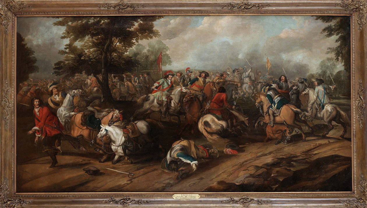 A Batalha de Breitenfeld (ou Batalha de Leipzig, Alemanha) de Peeter Snayers