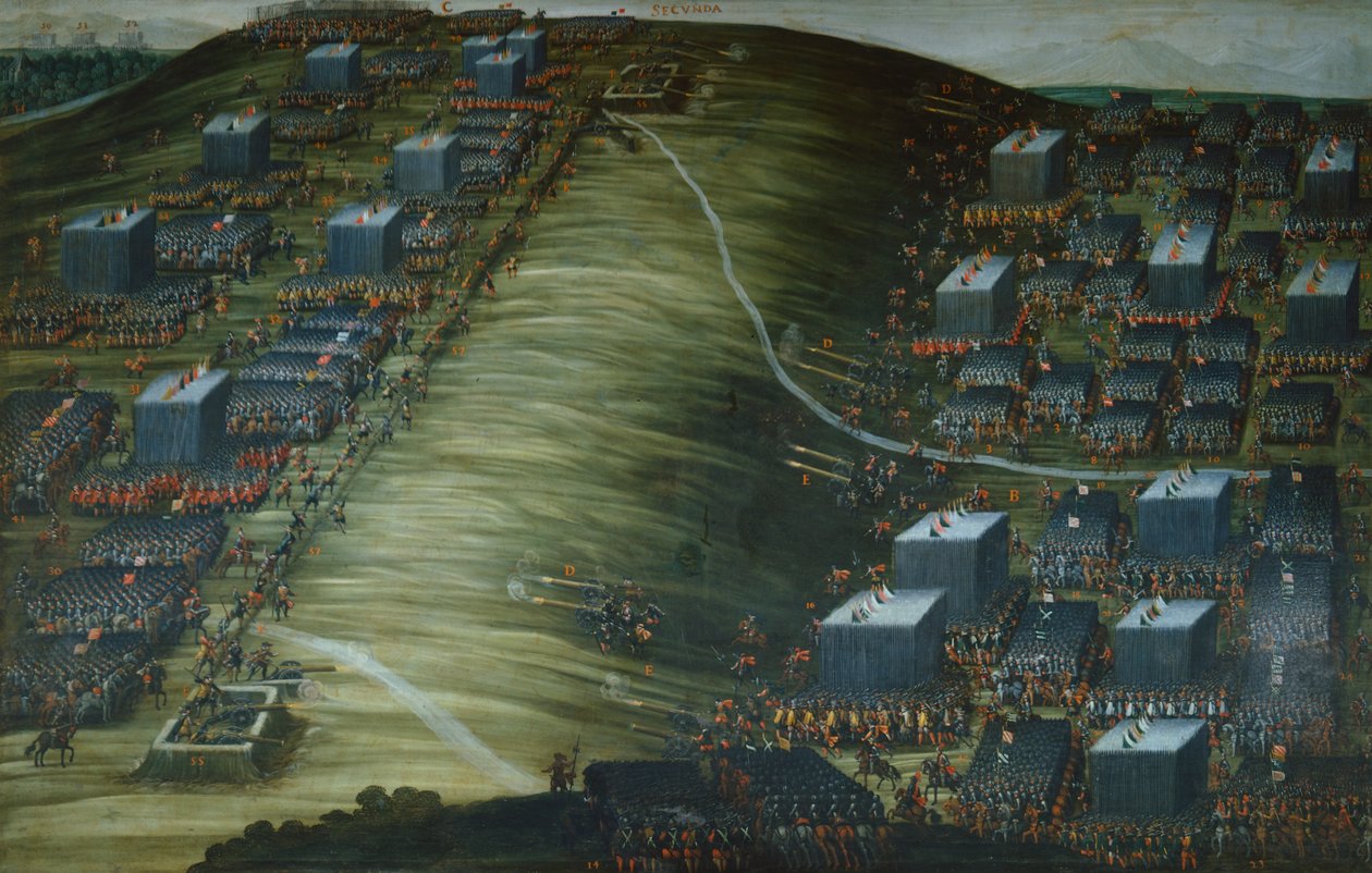 A batalha de Weissemberg, 8 de novembro de Peeter Snayers