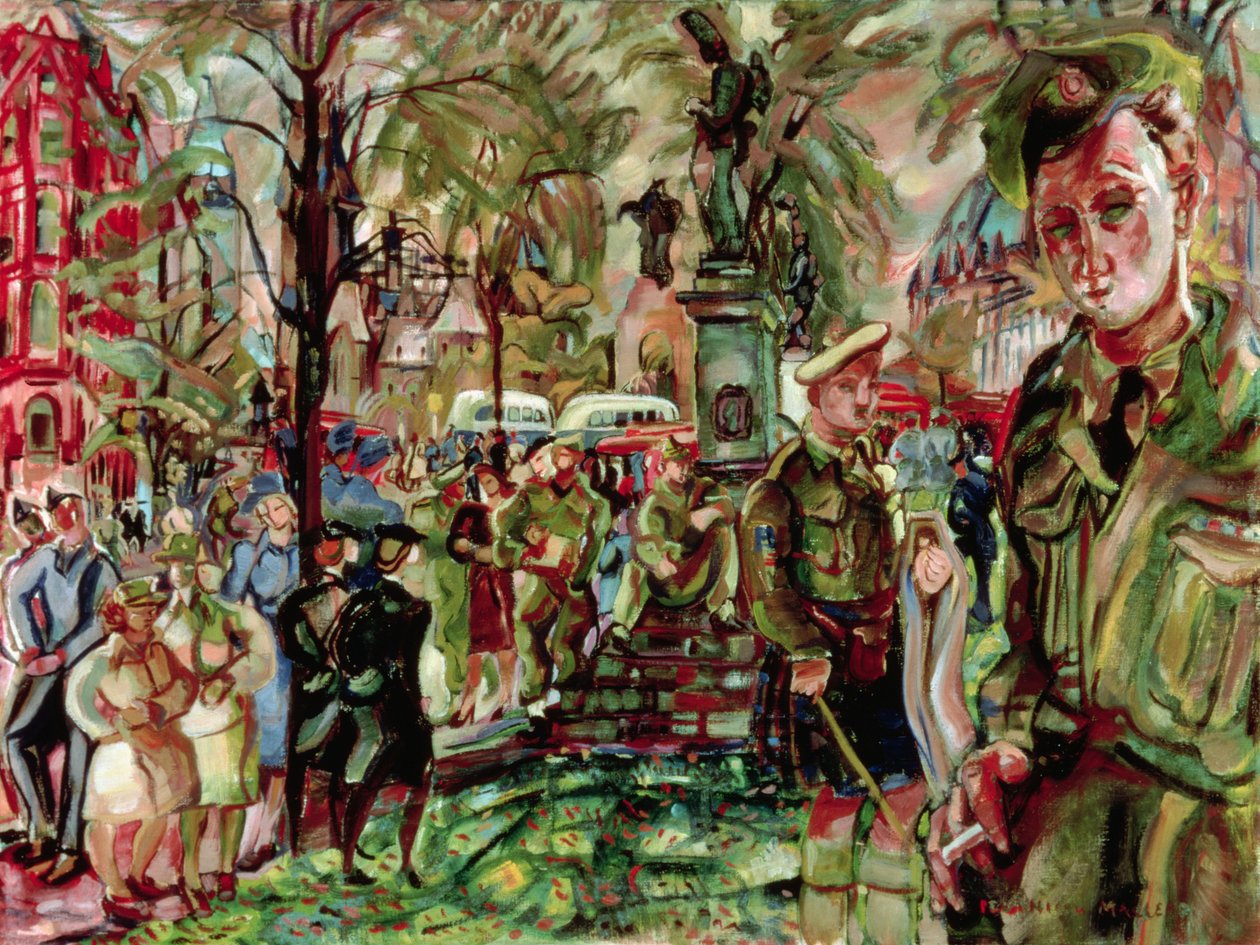 Ottawa, c.1943 (óleo sobre tela) de Pegi Nicol Macleod