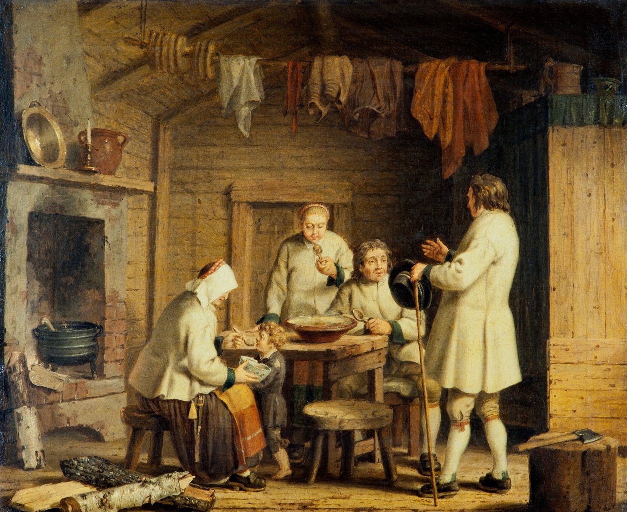 Pessoas de Mora em Dalecarlia de Pehr Hilleström