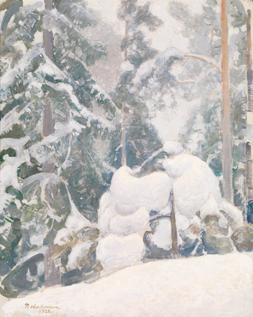 Paisagem de inverno de Pekka Halonen