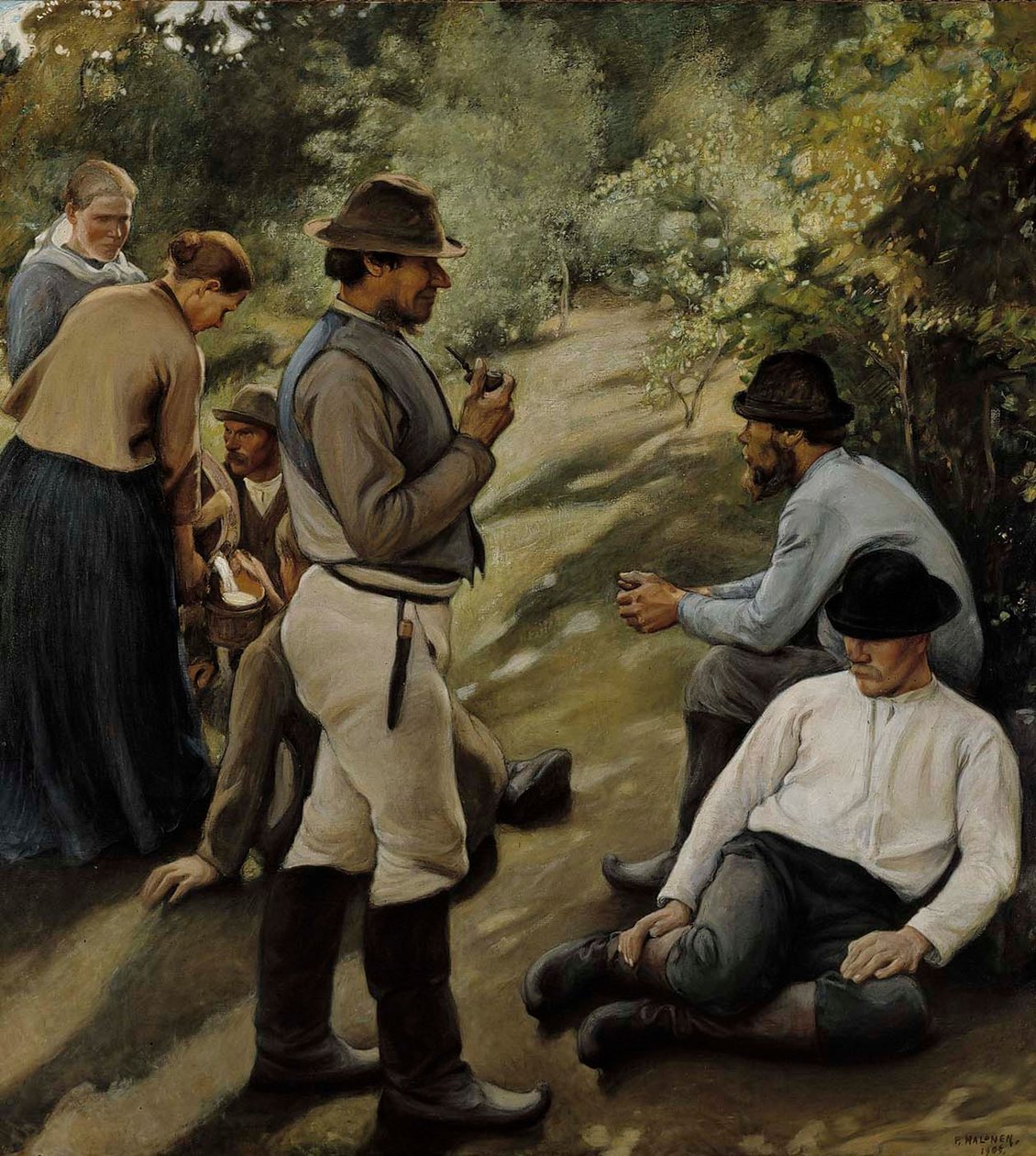 Hora de descanso de Pekka Halonen